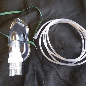Nebulizer, 7', Oxy-Star Tubing, Adult Aerosol Elongated Mask, Elongated 22mm connector #MS-22885 (1/EA 50/CS) by Med-Tech Resource, LLC  ID MTR-22885Z